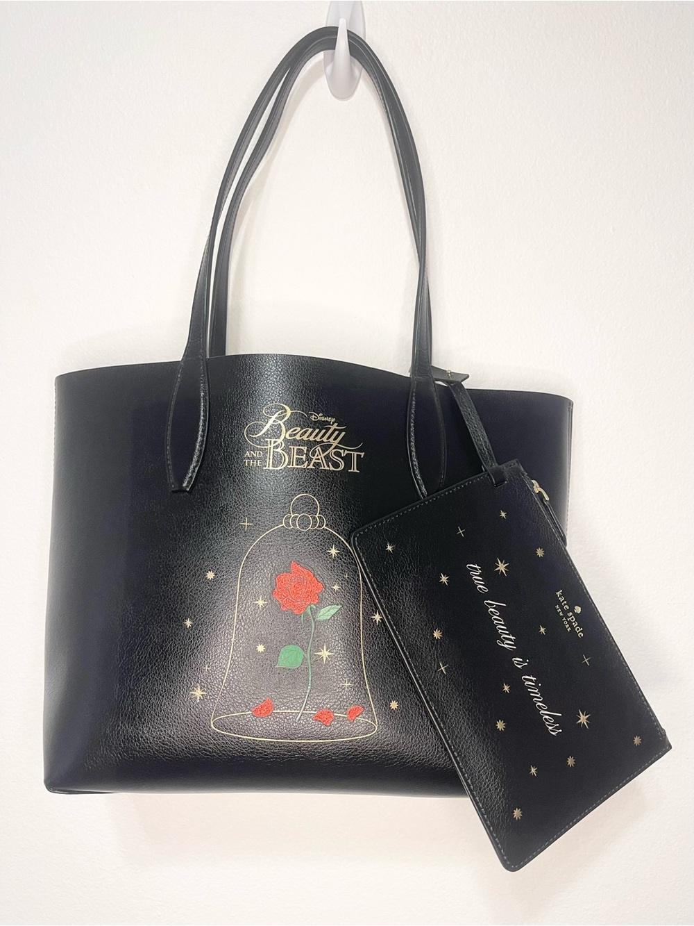 Disney × Kate Spade Beauty and the Beast Small
Reversible Tote Bag Set KE572